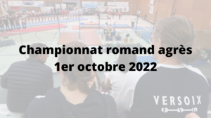 Championnat romand 2022
